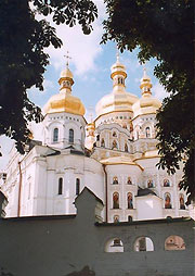 Киево-ПечЈрская лавра. Фрагмент Успенского собора