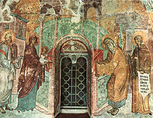 Фреска ц. Св. Троицы в Сопочанах. 1265 г. Сербия
