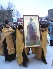 Встреча иконы святого благоверного князя Александра Невского в Ртищево