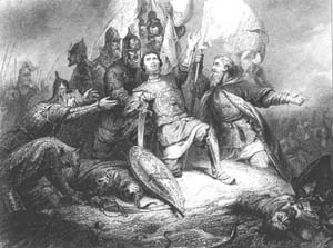 Князь Дмитрий Пожарский в битве под Москвой