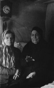 Схимонахиня Сергия с келейницей Натальей