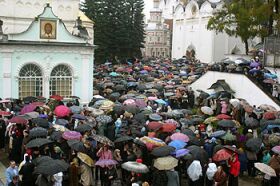 Торжества в Троице-Сергиевой Лавре в честь преставления прп. Сергия Радонежского, 7-8 октября 2006 г.