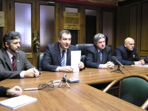 Брифинг по итогам Русского марша, зал заседаний фракции Родина в ГД, 14 ноября 2006 г.