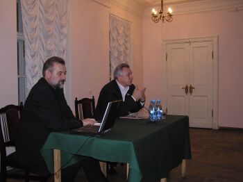 Ведущие 1-го совещания: Анатолий Степанов и Александр Крутов