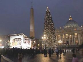 Рождественская ель в Ватикане