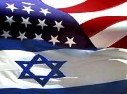 Флаг США и Израиля