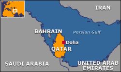 Карта Катара
