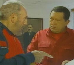 Фидель Кастро и Уго Чавес