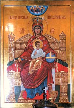 Икона Божией Матери "Державная" Свято-Троицкой церкви Гатчинского дворца