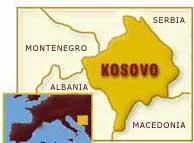 Карта Косово