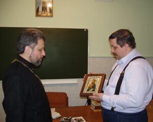 Дмитрий Володихин и игумен Иоанн (Ермаков)