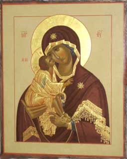 Икона Богородицы "Донская" Светланы Сьяновой