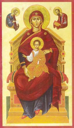 Икона Богородицы "Всецарица" Елены Гоголевой
