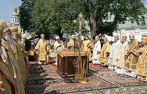 Празднование тезоименитства блаженейшего митрополита Владимира