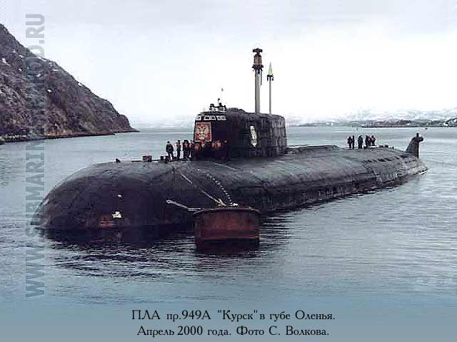 Атомная подводная лодка *Курск*