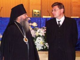 Презентация "Православной энциклопедии" (слева Архиепископ Константин)