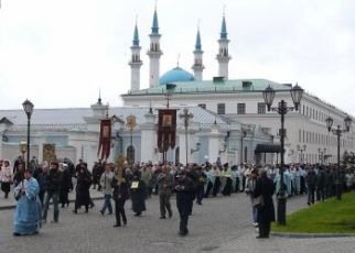 Крестный ход в Казани (4.11.2007)