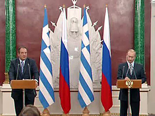 Встреча Президента России с премьер-министром Греции