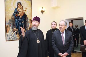 М.Ш.Шаймиев и Архиепископ Анастасий (Меткин) (19 февраля 2008 года)