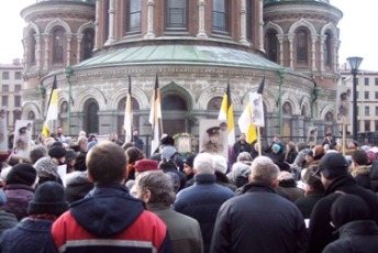 Молитвенное стояние в Петербурге 16 марта 2008 г.