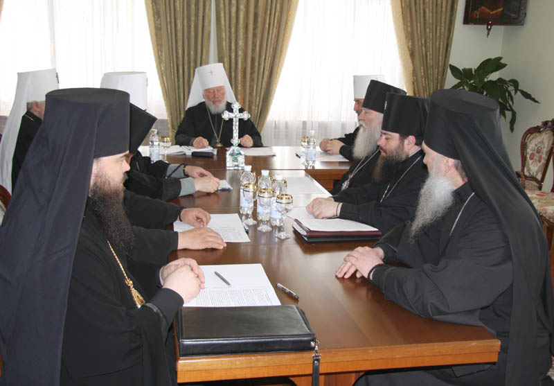 Заседание Священного Синода Украинской Православной Церкви Московского Патриархата