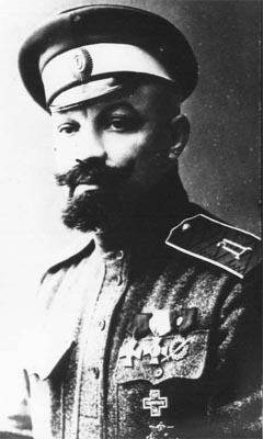 Командир 1-го армейского корпуса генерал от инфантерии А.П. Кутепов