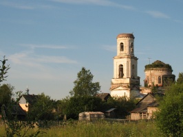 Разрушенный Введенский собор в с. Козлово Тверской области