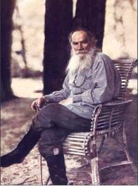 Л.Н.Толстой (первое цветное фото, опубликованное в России)