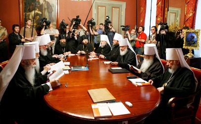 Заседания Св. Синода 23.06.2008 (фото <a class="ablack" href="http://www.patriarchia.ru/">Патриархия.ru</a>)