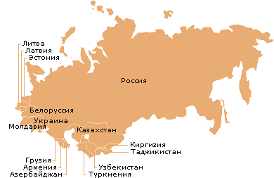 Страны бывшего СССР