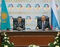 Д.Медведев и Н.Назарбаев