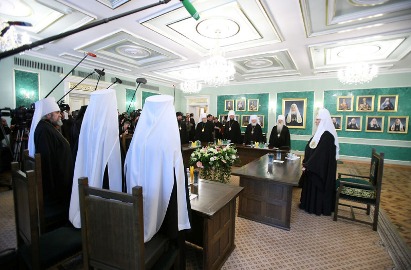 Заседания Священного Синода РПЦ 6 октября 2008 г. (фото <a class="ablack" href="http://www.patriarchia.ru/">Патриархия.ru</a>)