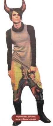 Манекенщик с показа мод Алины Герман (фото из газеты "Метро")