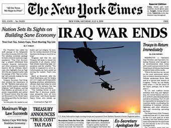 Поддельный номер газеты The New York Times за 4 июля 2009