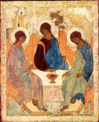 Икона Андрея Рублева «Троица Ветхозаветная»