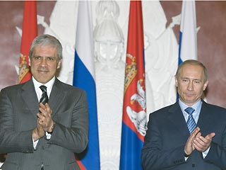 Борис Тадич и Владимир Путин