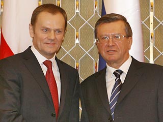 Дональд Туск и Виктор Зубков
