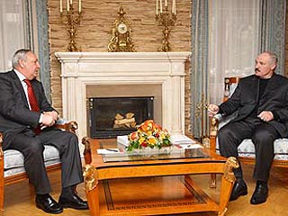 Встреча А.Лукашенко с С.Багапшем (фото с сайта president.gov.by)