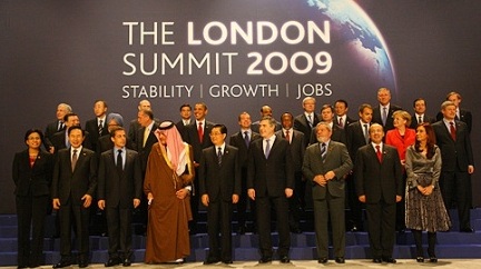 Саммит "Группы двадцати" в Лондоне 2 марта 2009 г. (фото с сайта Президента России)