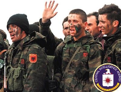 Боевики "Освободительной армии Косово" (ОАК)