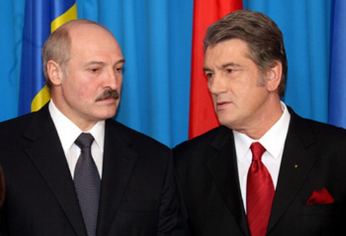 Александр Лукашенко и Виктор Ющенко