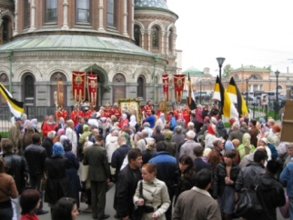 молитвенное стояние, посвященное 141-й годовщине со дня рождения Последнего Русского Царя 19 мая 2009 года