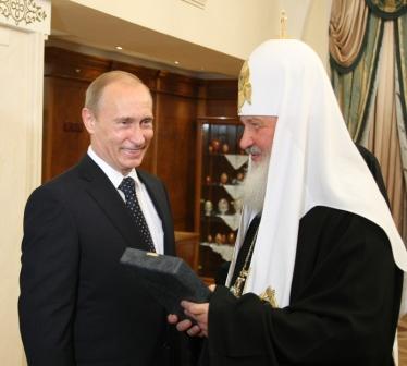 Патриарх Кирилл и Владимир Путин (фото: <a class="ablack" href="http://www.patriarchia.ru/">Патриархия.ru</a>)