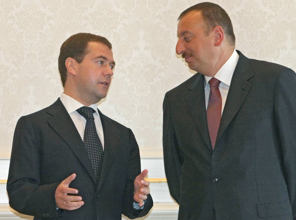Дмитрий Медведев и Альхам Алиев (Фото с сайта Kremlin.Ru)
