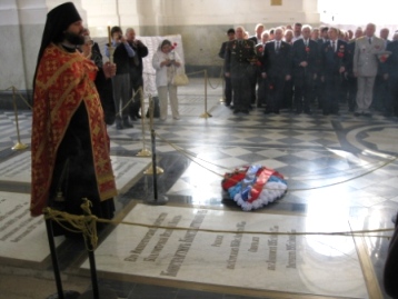 Панихида у могилы Великого князя Константина Константиновича 11 сентября 2009 года
