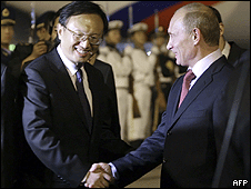 В.В.Путин в Китае (Фото АFP)