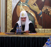 Патриарх Кирилл на заседании Издательского Совета РПЦ (Фото Патриархия.ру)
