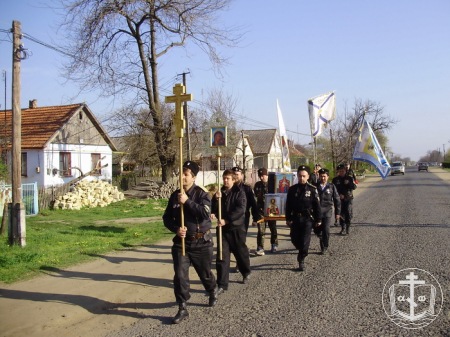 ККрестный ход в Лиманское на место памятного боя по маршруту одесских кадет