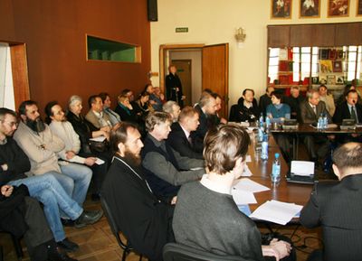 Встреча председателя Совета митрополита Калужского и Боровского Климента с издателями
