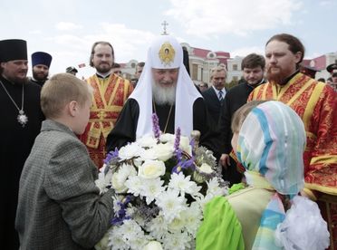 Патриарх Кирилл в Белгороде